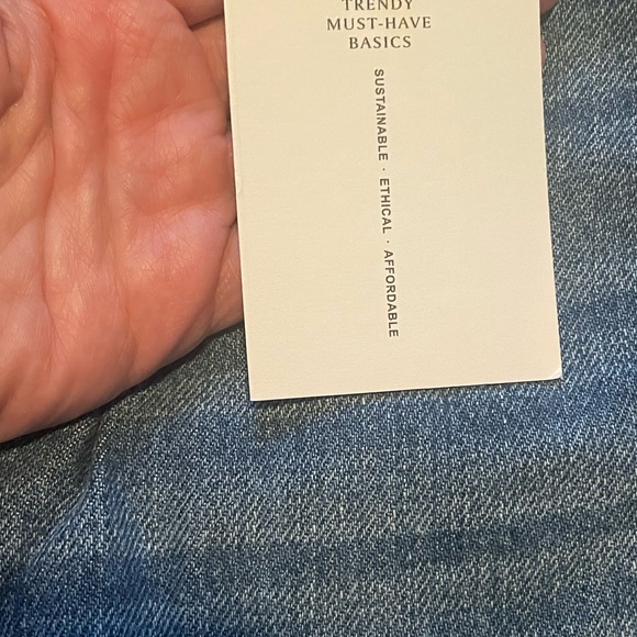 Zenana 100% Cotton Medium Wash Denim Jeans - Picture 5 of 6